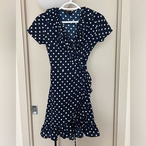 Blue Polka Dot Dress